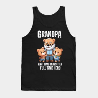 Grandpa Babysitter Hero Tank Top